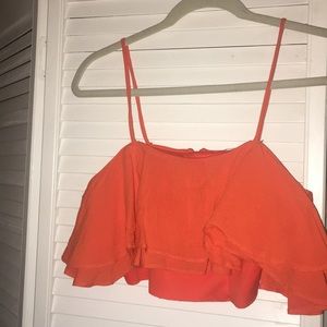 Orange Zara Crop Top